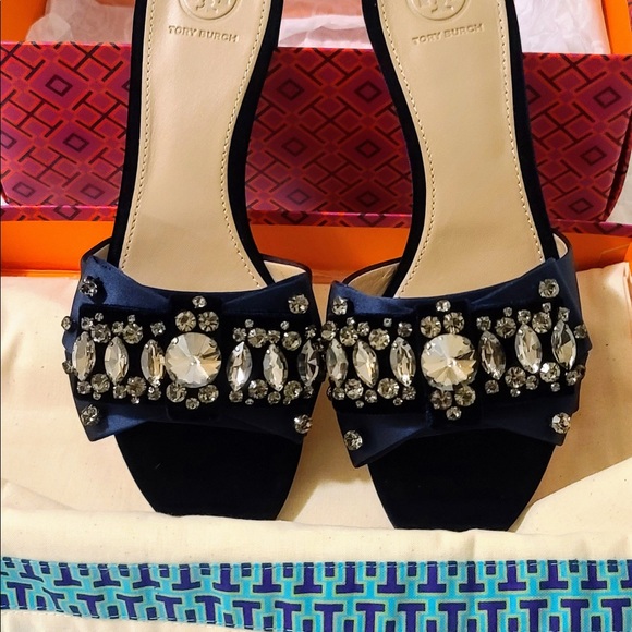 TORY BURCH Valentina Bow Slide *NEW* - Picture 6 of 6